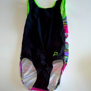 Girls Plum Flip Side Leotard